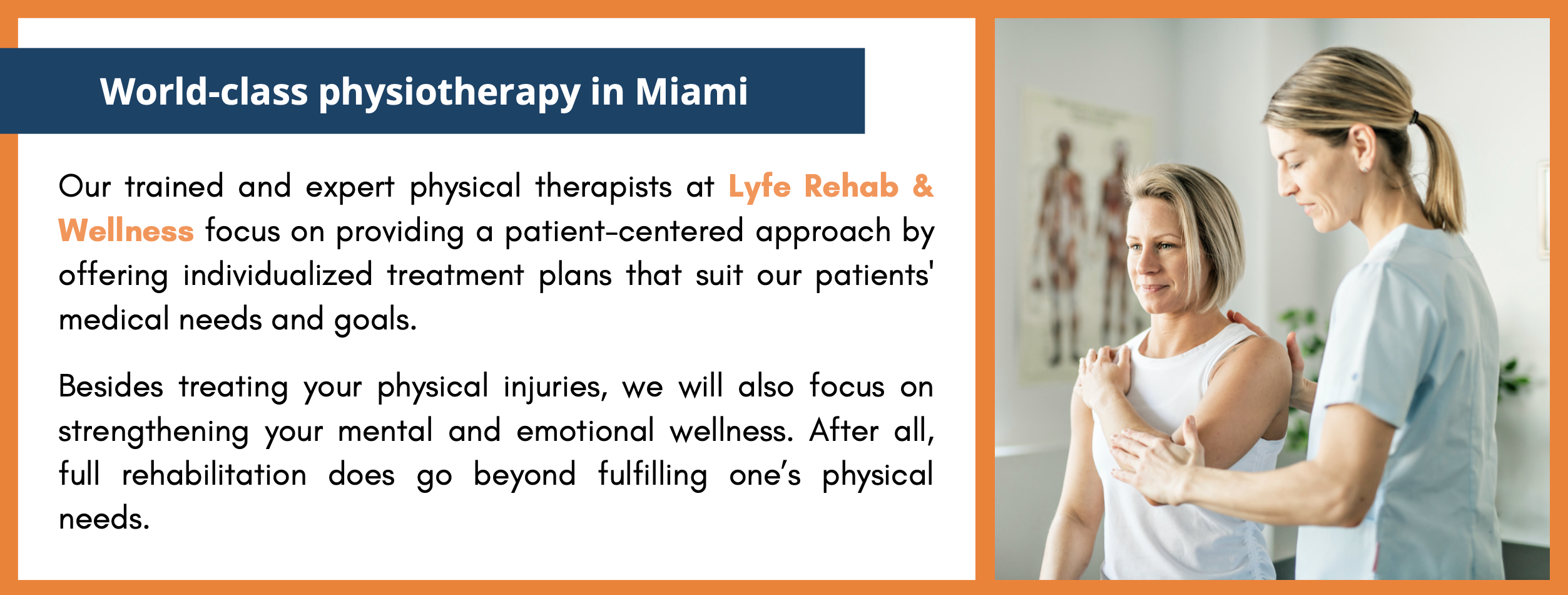 World-class physiotherapy in Miami